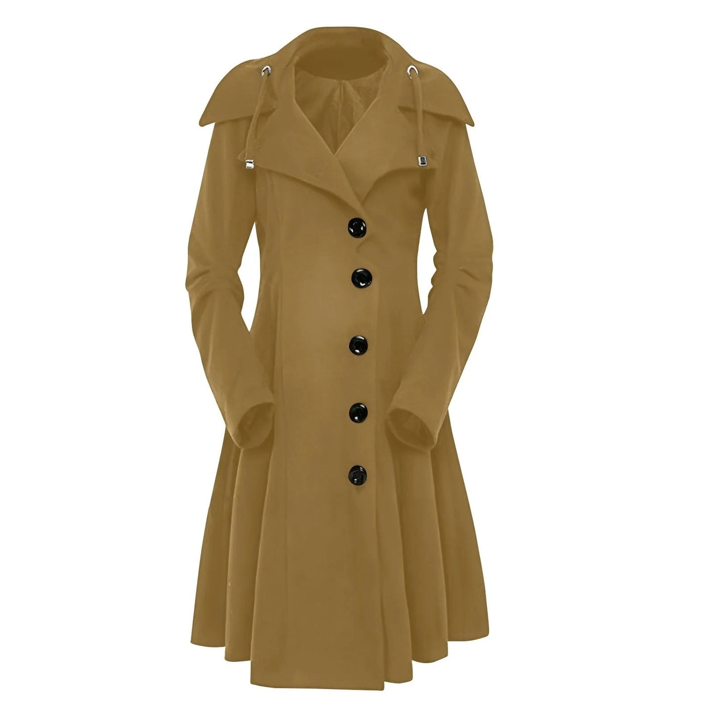 Karla | Eleganter Trenchcoat mit Kapuze