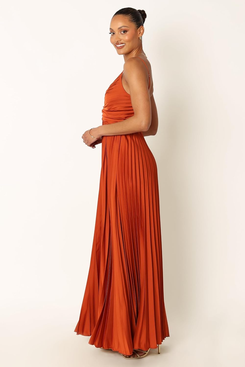 Elegantes plissiertes Midikleid für besondere Anlässe