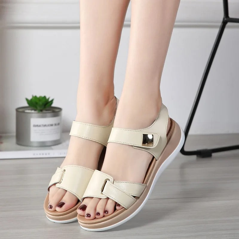 Quenilda | Komfort-Sandalen mit verstellbarem Klettverschluss