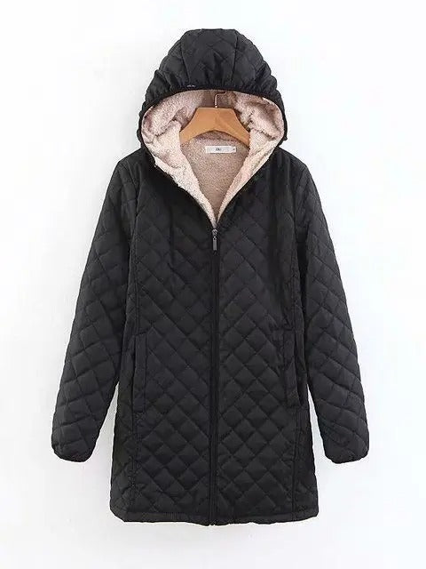 Theresa | Warme Steppjacke mit Kapuze