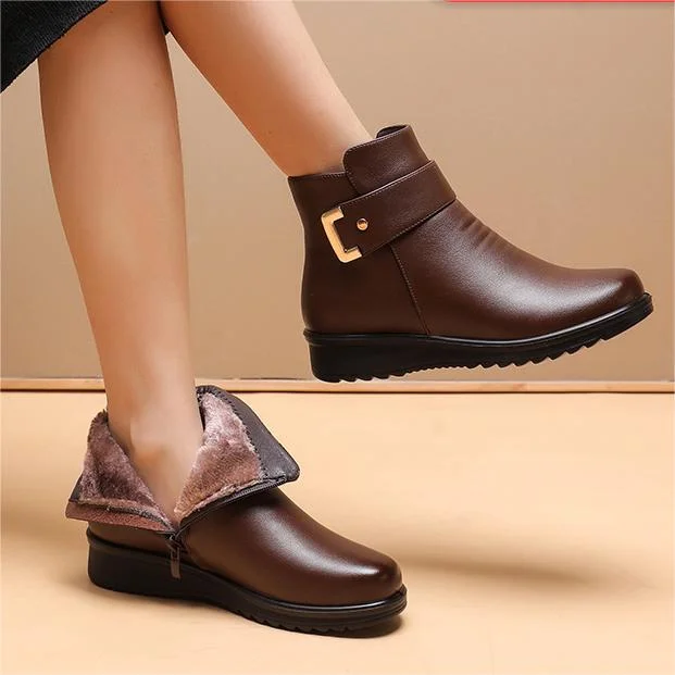 Echte Leder-Orthopädische Stiefel für Komfortable Unterstützung