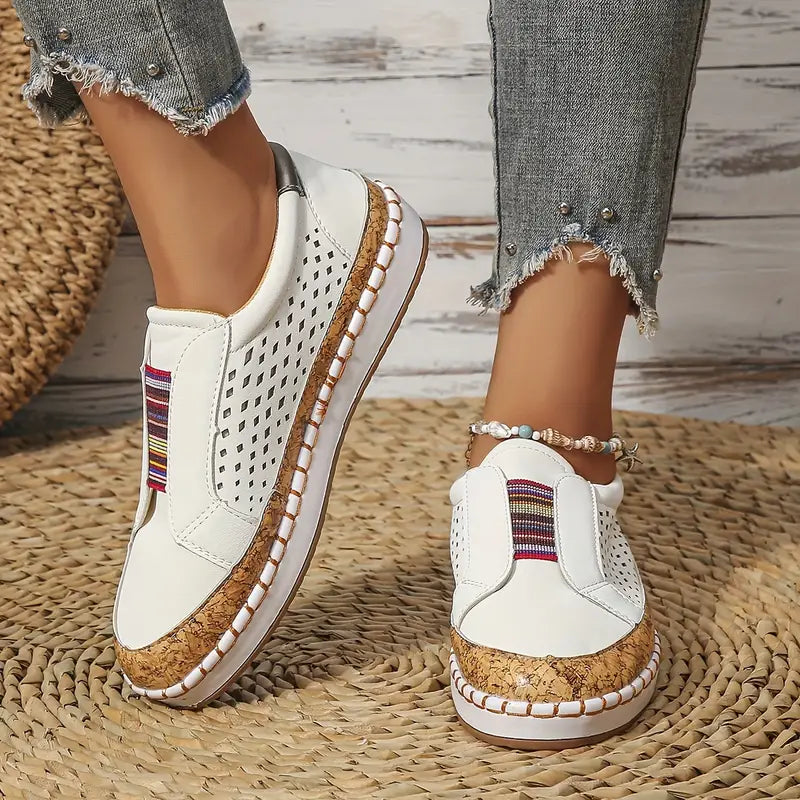 Airy Hollow Slip-On Sommerschuhe für Damen