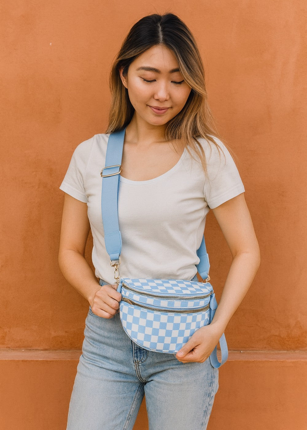 Elegante Leder-Gürteltasche für freihändige Mode