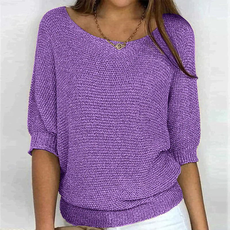 Gemütlicher Oversize-Strickpullover in schickem Stil
