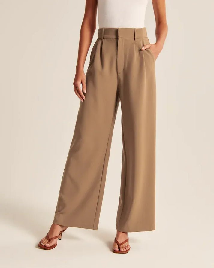 Weit geschnittene Damenhosen Stilvolle Bequeme Trendige Hosen