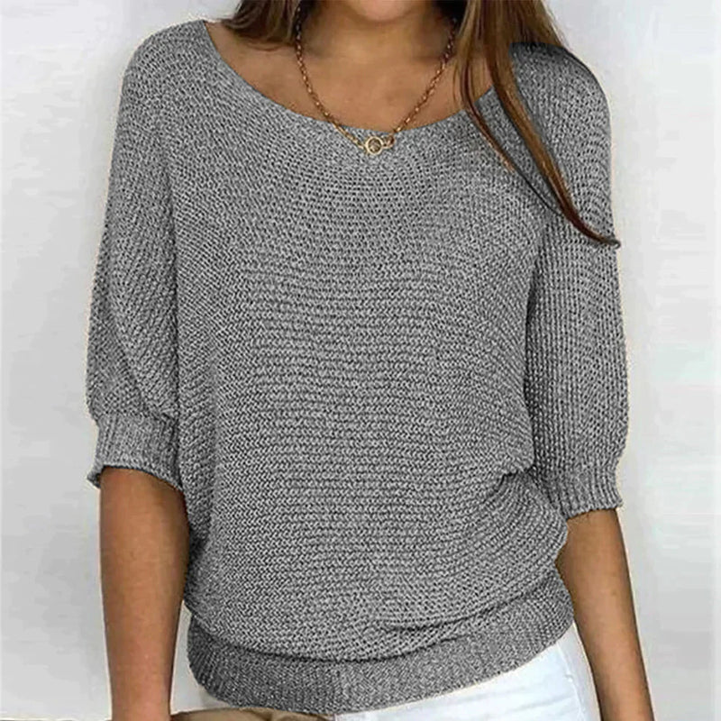 Gemütlicher Oversize-Strickpullover in schickem Stil