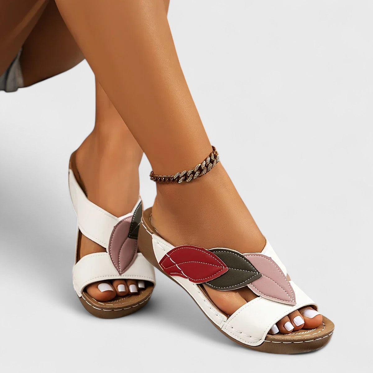 Orthopädische Slip-On Sandalen für ganztägigen Komfort