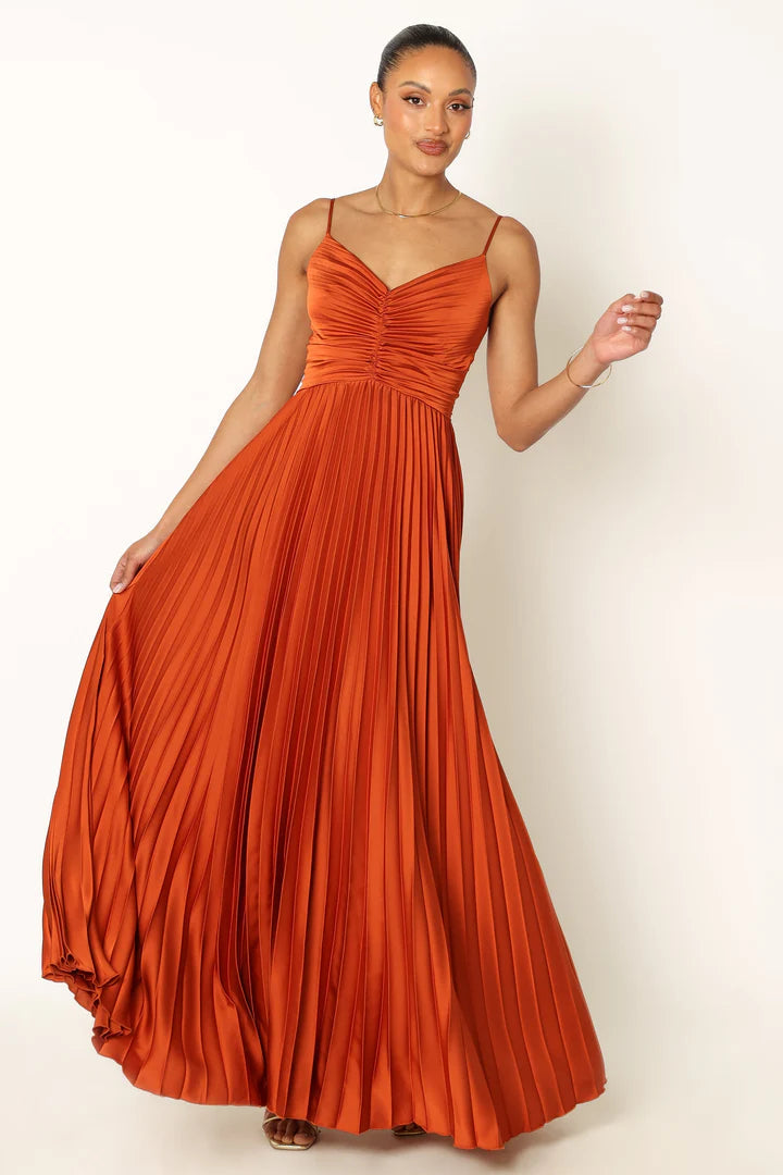 Elegantes plissiertes Midikleid für besondere Anlässe