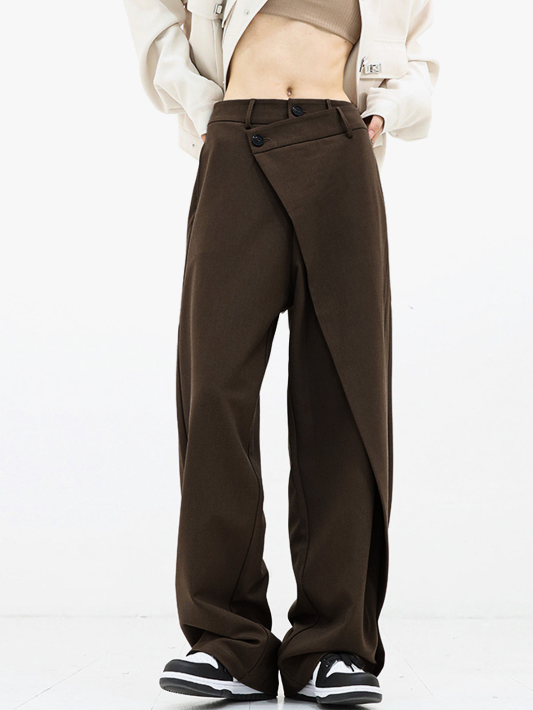 Anna | Asymmetrische Baggy-Hose
