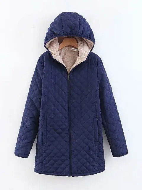 Theresa | Warme Steppjacke mit Kapuze