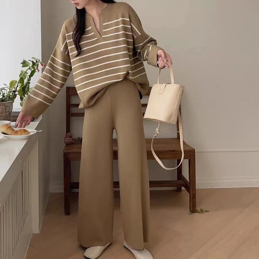 Maria™ - Gestreiftes Lounge-Set