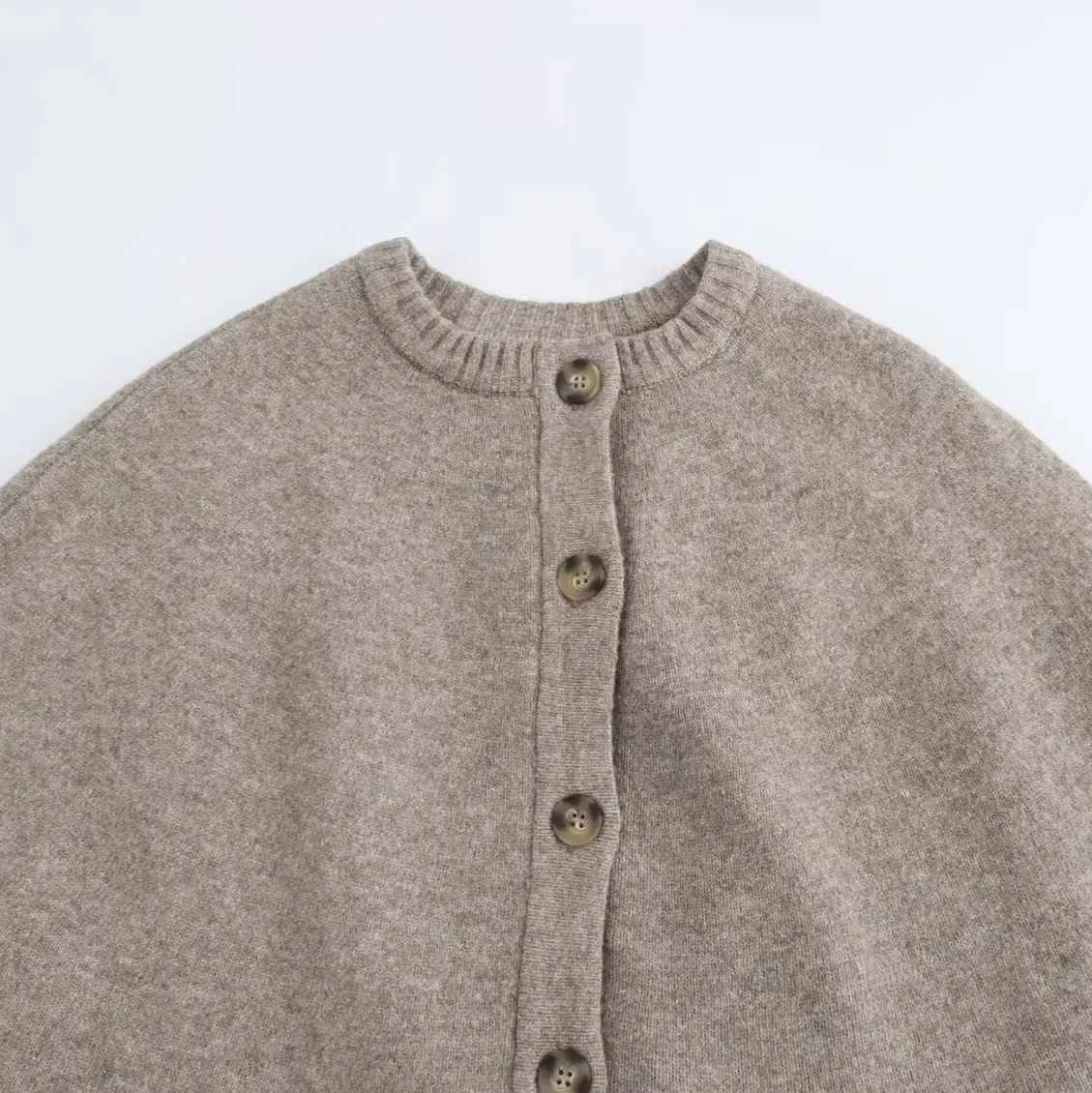 Ede™ – Eleganter Strick-Cape-Cardigan