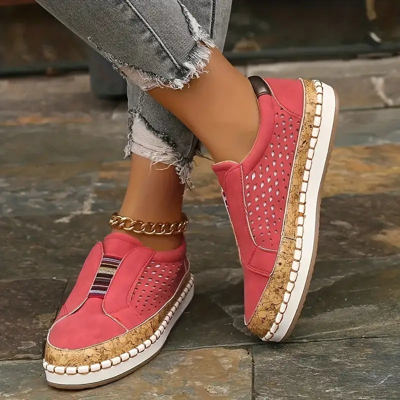 Airy Hollow Slip-On Sommerschuhe für Damen