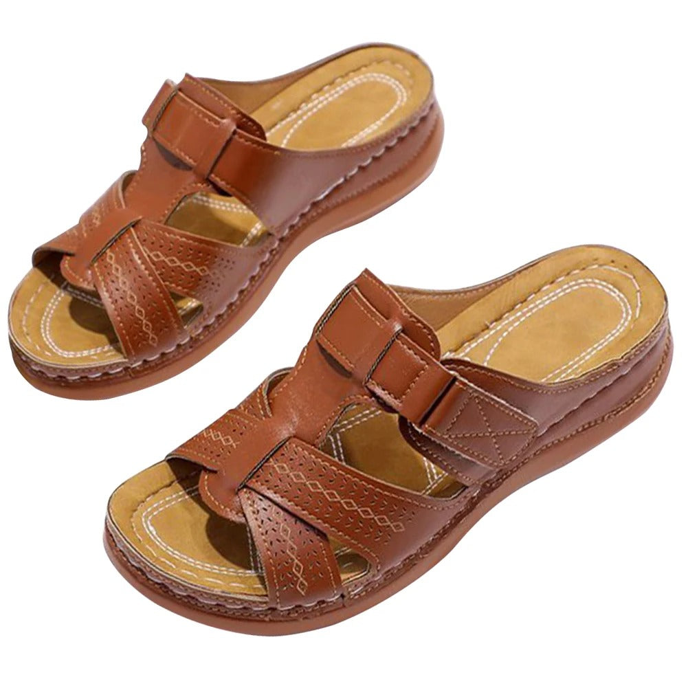 Quenilda | Bequeme Sommerschlupf-Sandalen