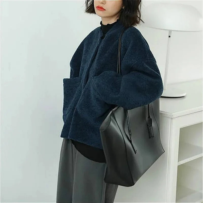 Karla | Flauschige Cardigan-Jacke