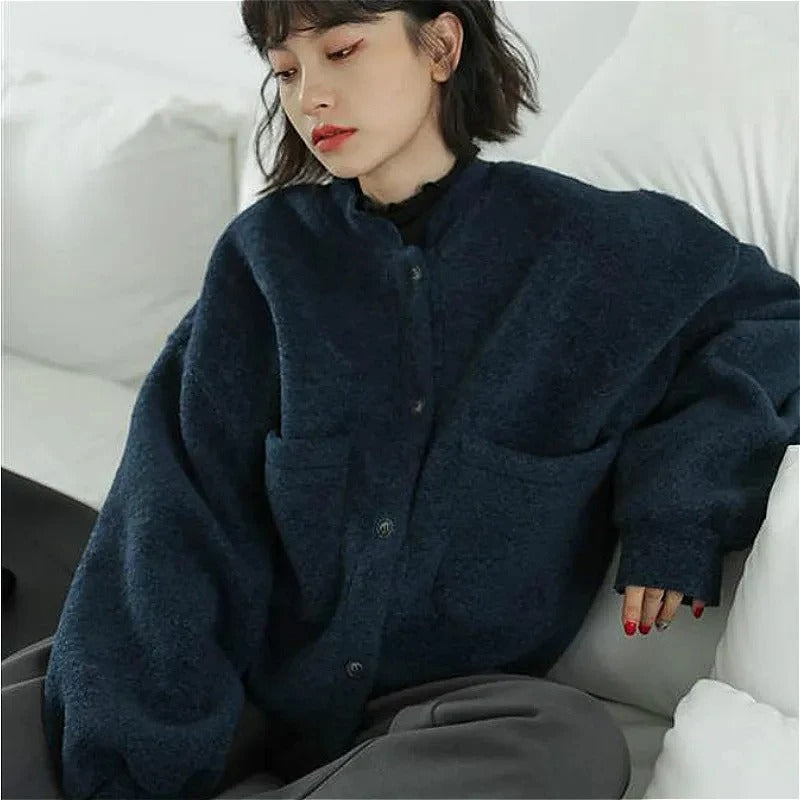 Karla | Flauschige Cardigan-Jacke