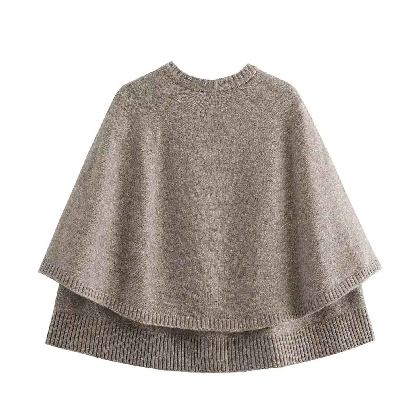 Ede™ – Eleganter Strick-Cape-Cardigan