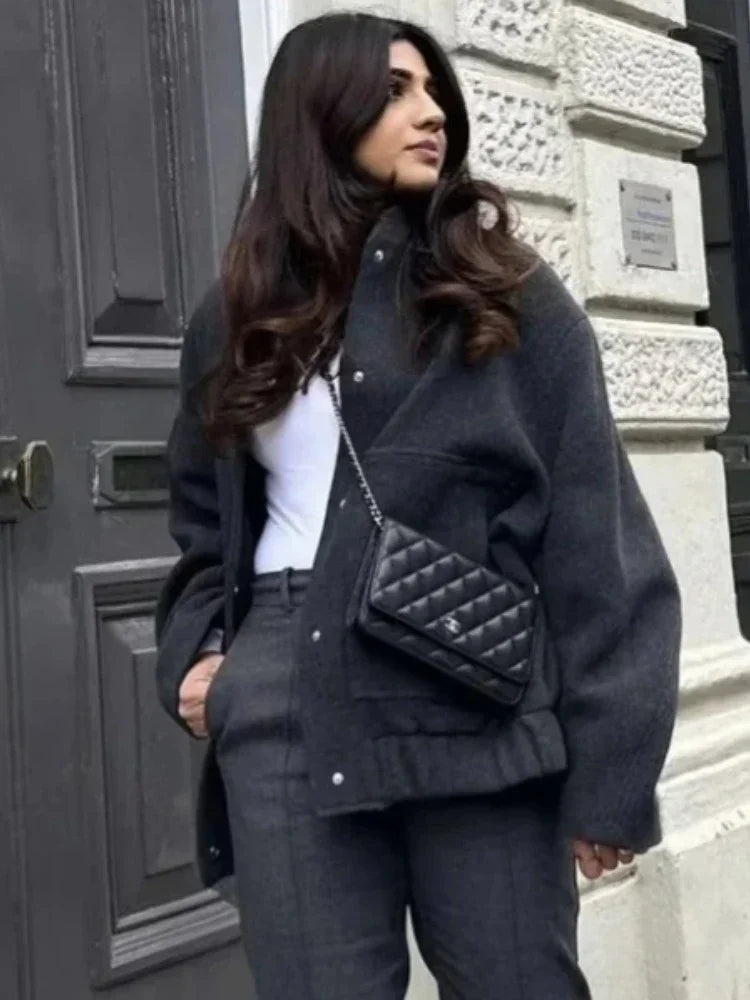 Serena™ – Flauschige Oversized-Jacke mit Taschen