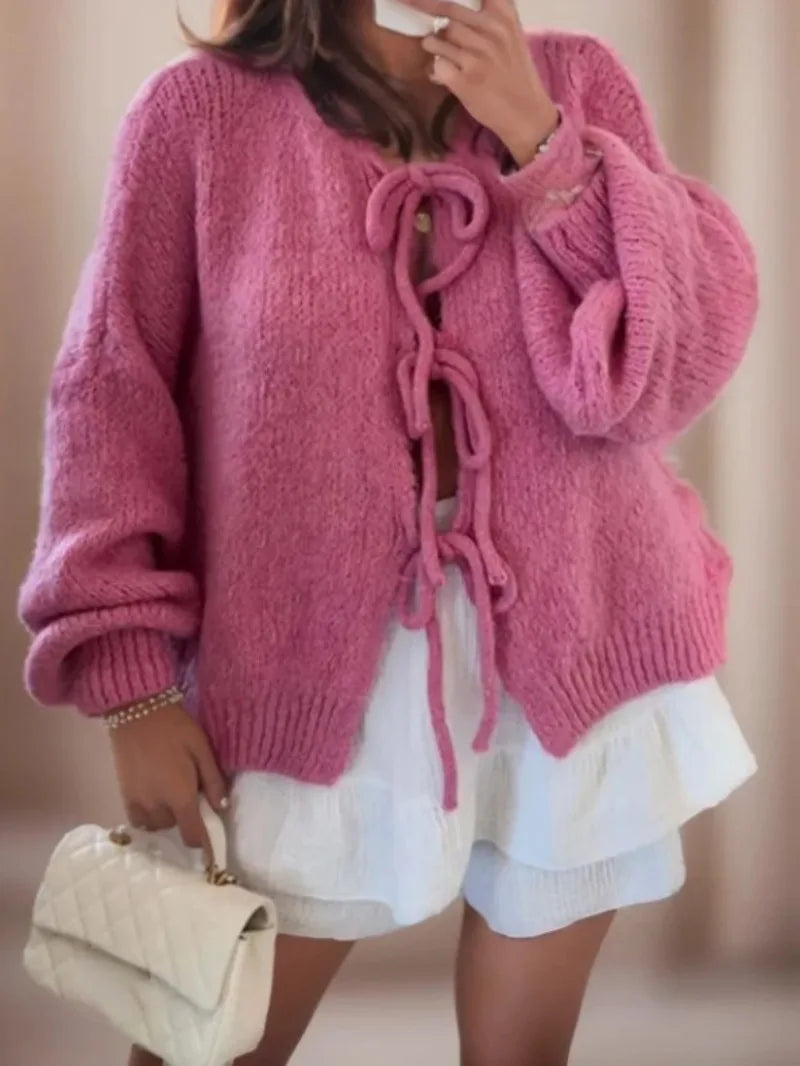 Gemütlicher, weicher Strickcardigan für täglichen Komfort und Stil