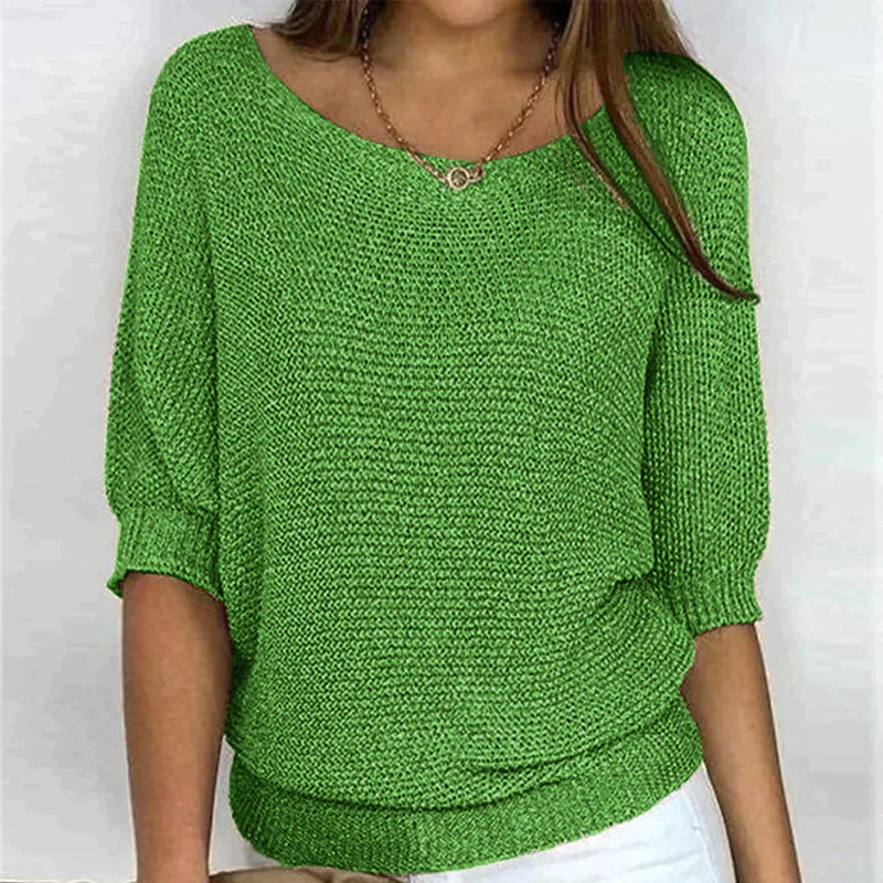 Gemütlicher Oversize-Strickpullover in schickem Stil