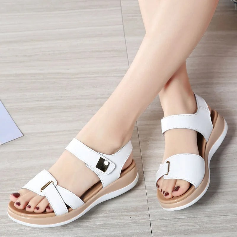 Quenilda | Komfort-Sandalen mit verstellbarem Klettverschluss