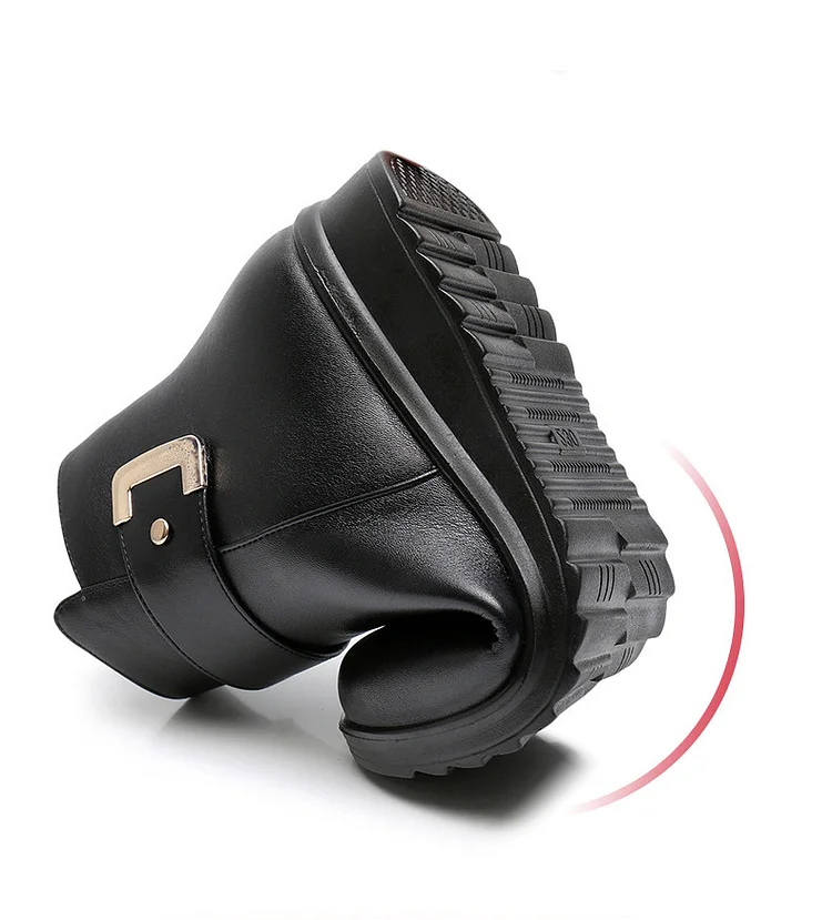 Echte Leder-Orthopädische Stiefel für Komfortable Unterstützung