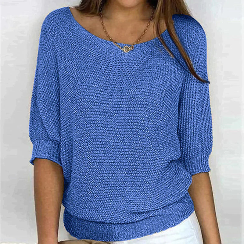 Gemütlicher Oversize-Strickpullover in schickem Stil