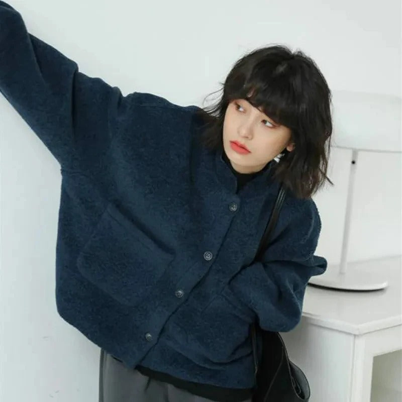 Karla | Flauschige Cardigan-Jacke