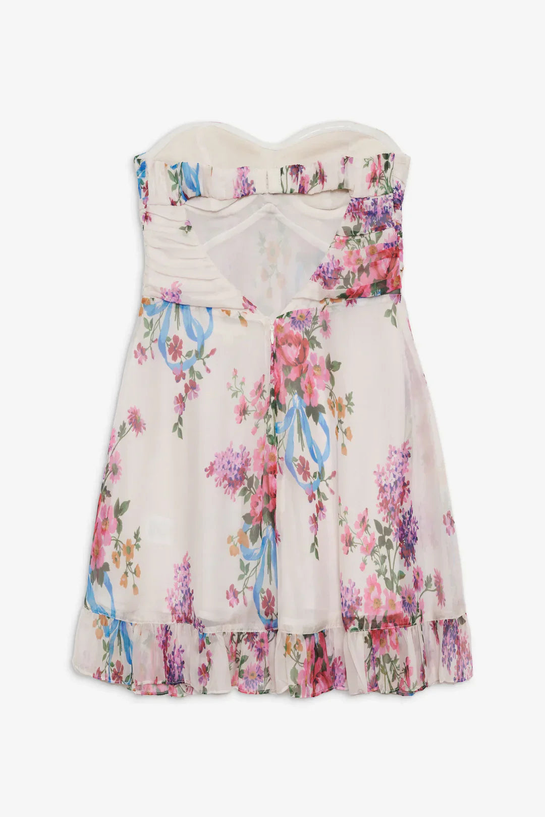 Fließendes Boho Maxikleid mit Blumenmuster
