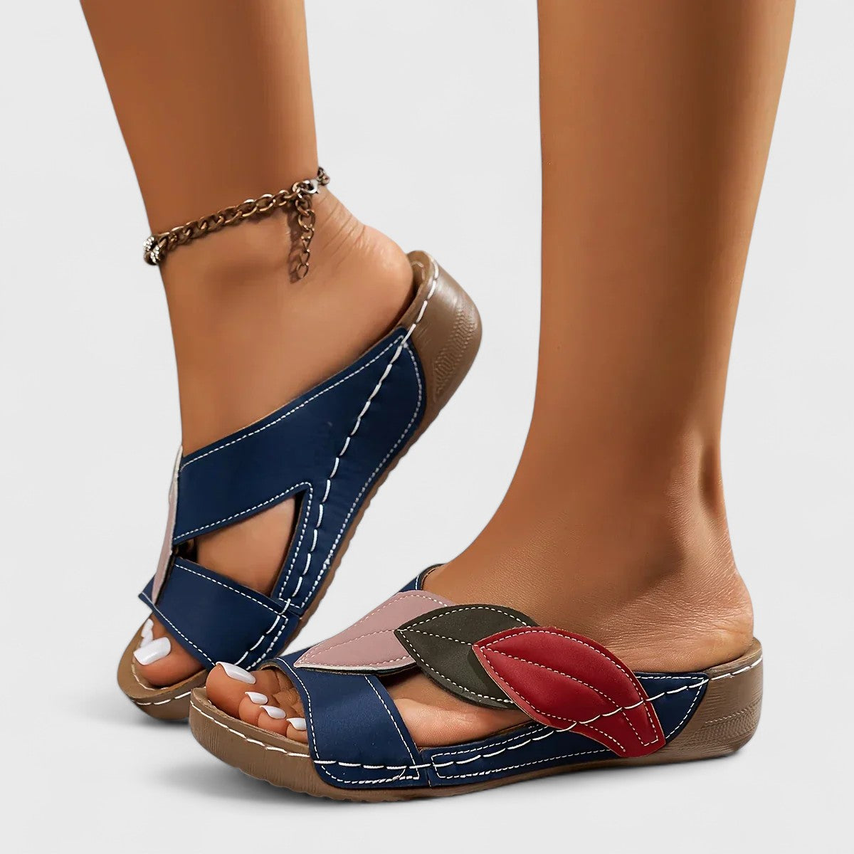 Orthopädische Slip-On Sandalen für ganztägigen Komfort