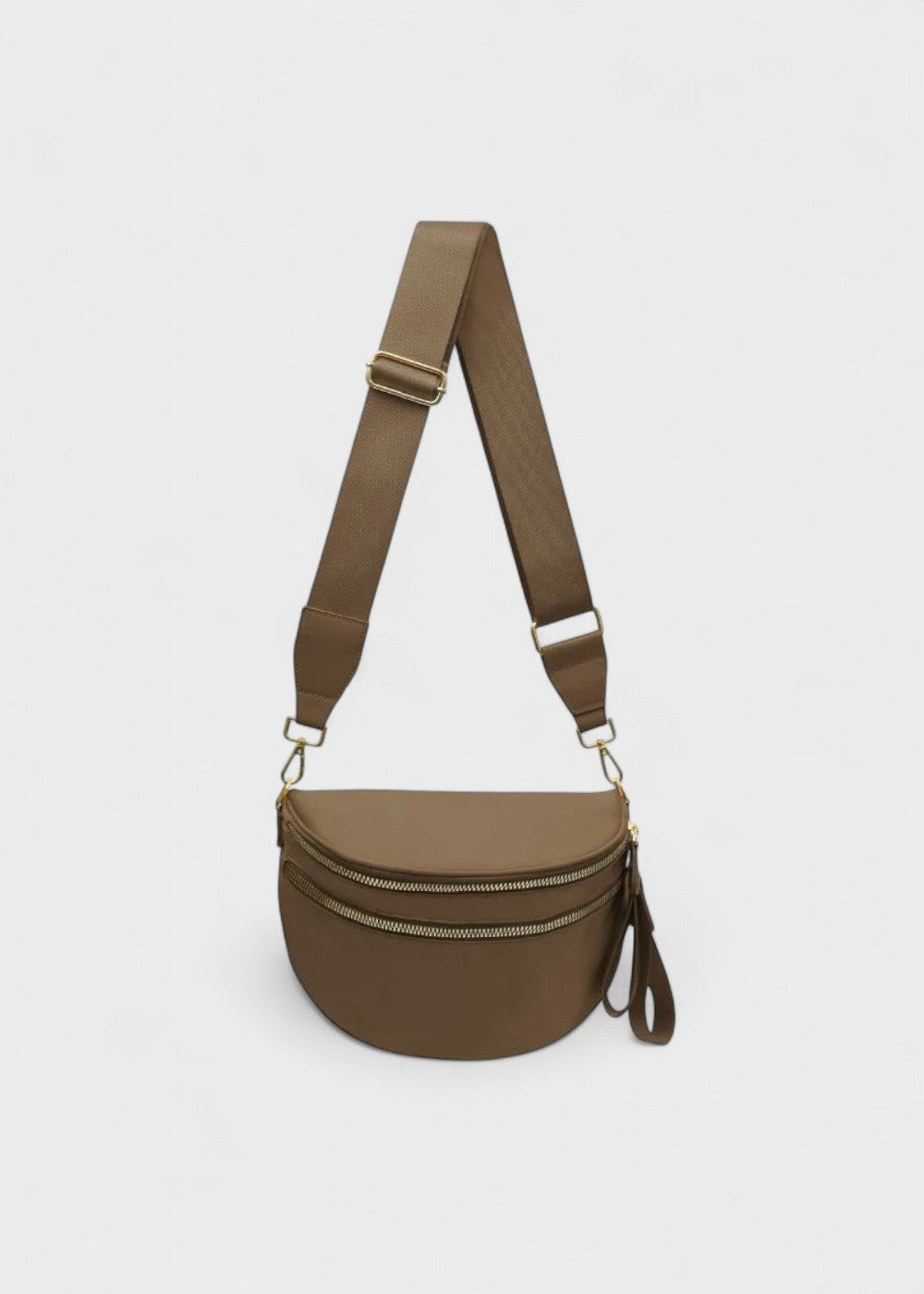 Elegante Leder-Gürteltasche für freihändige Mode