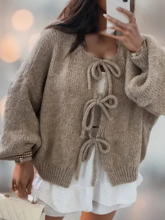 Gemütlicher, weicher Strickcardigan für täglichen Komfort und Stil