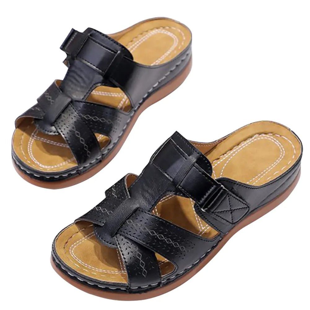 Quenilda | Bequeme Sommerschlupf-Sandalen