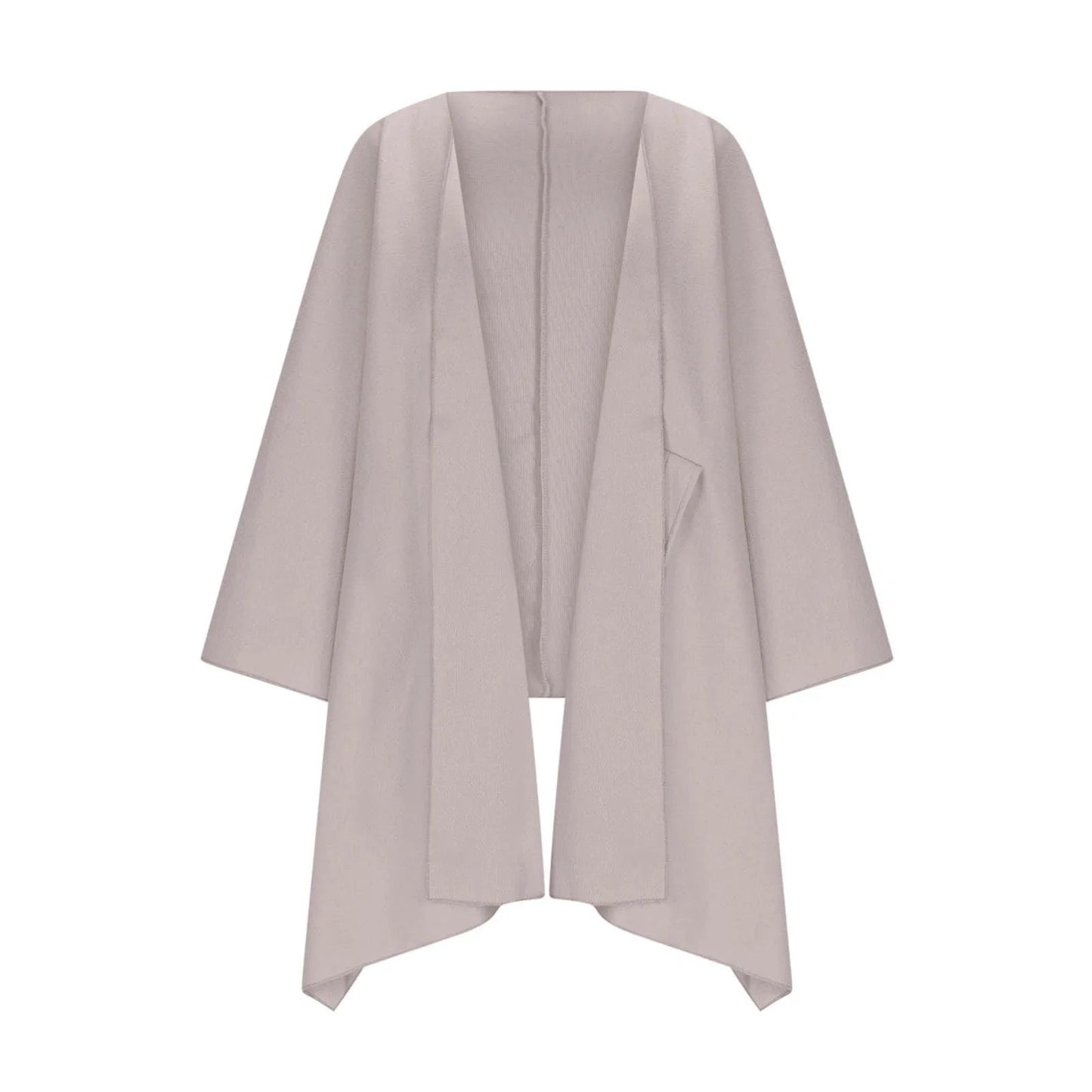 Gemütlicher Strick-Longcardigan mit Fledermausärmeln