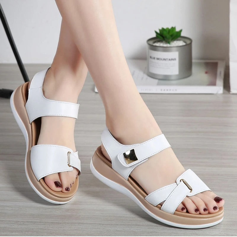 Quenilda | Komfort-Sandalen mit verstellbarem Klettverschluss