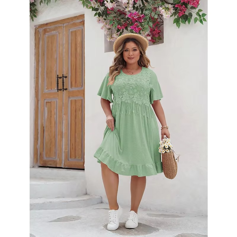 Oswald | Verspieltes Sommerkleid mit Spitzen-Details