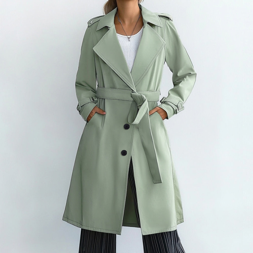 Zeke | Klassischer Trenchcoat mit Gürtel