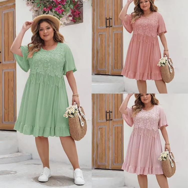 Oswald | Verspieltes Sommerkleid mit Spitzen-Details