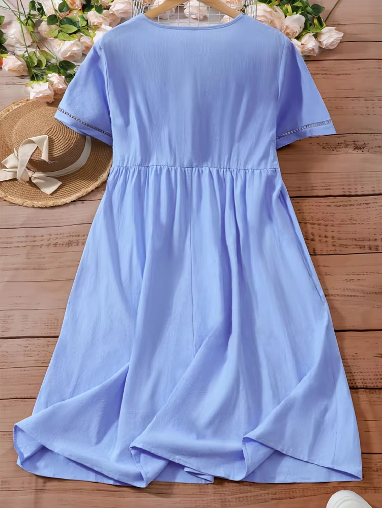 Oswald | Luftiges Sommerkleid mit V-Ausschnitt