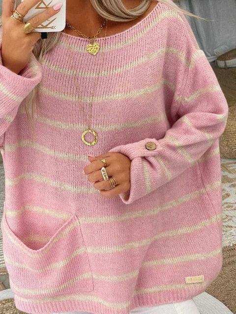 Leonie™ | Chic Striped Sweater