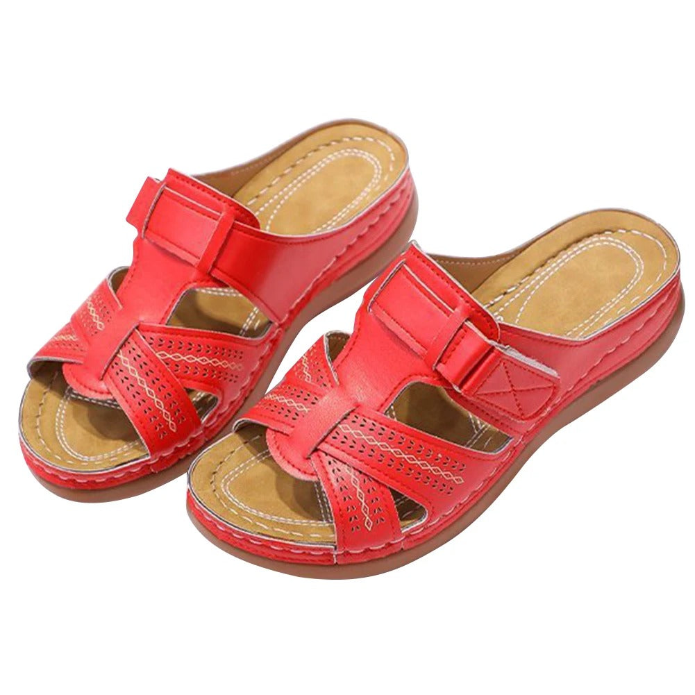 Quenilda | Bequeme Sommerschlupf-Sandalen