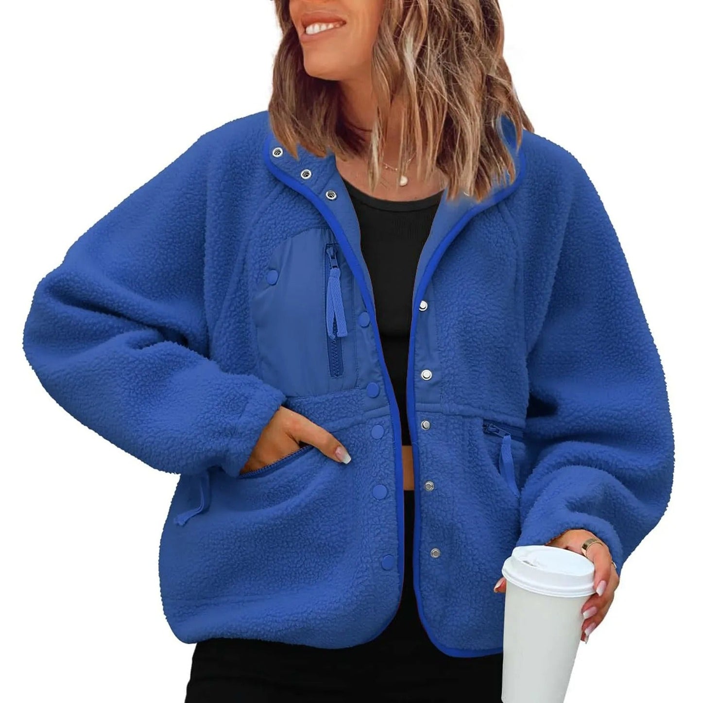Karla™ - Warme Fleecejacke mit Taschen