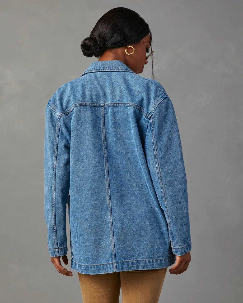 Stilvolle Jeans-Blazerjacke für Damen