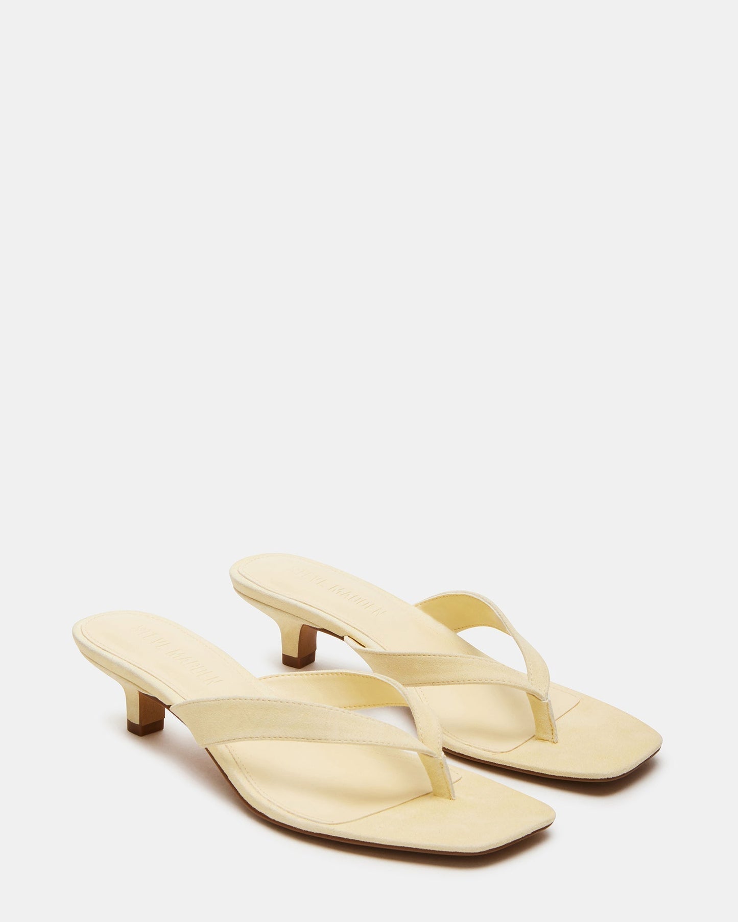Schicke Wildleder-Pumps mit quadratischer Spitze
