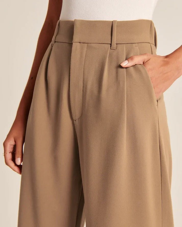 Weit geschnittene Damenhosen Stilvolle Bequeme Trendige Hosen