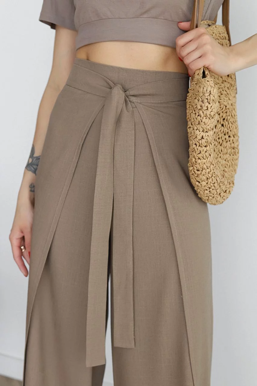 Lässige Leinenhose für Damen mit entspanntem Schnitt