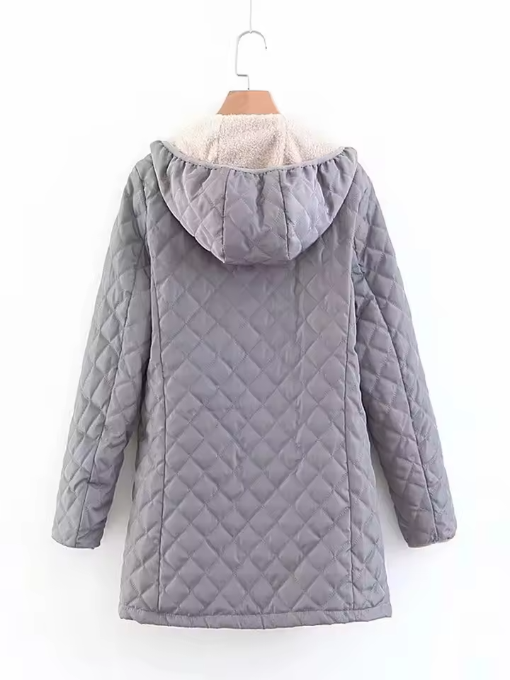 Theresa | Warme Steppjacke mit Kapuze