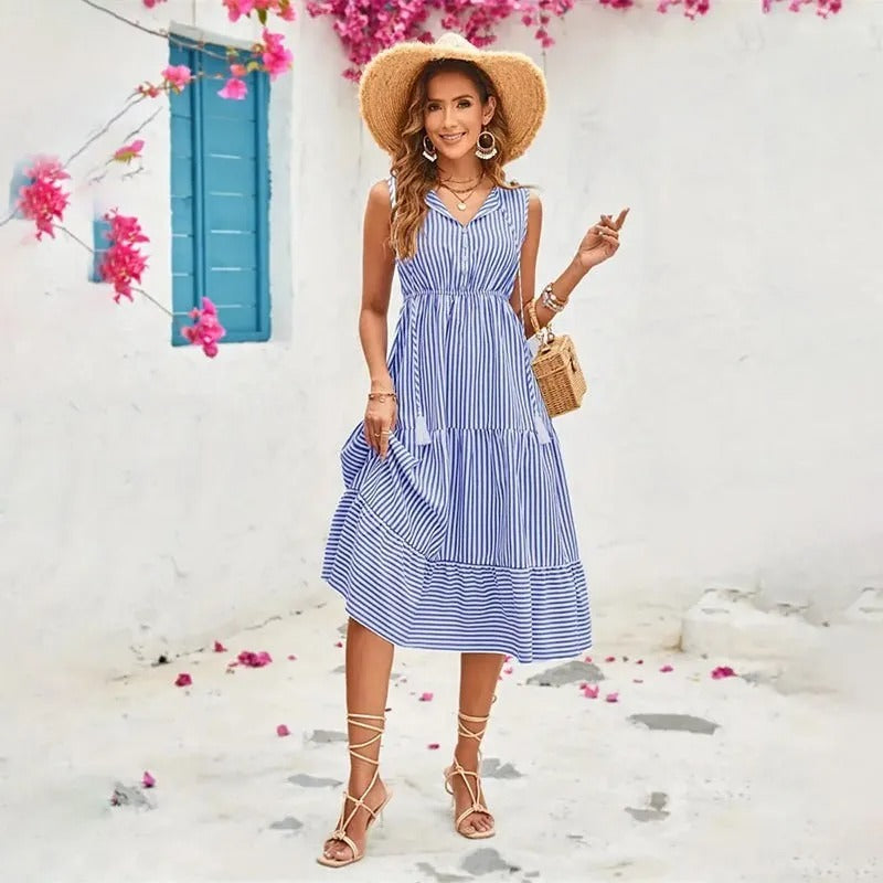 Bertha | Kleid mit Streifenmuster
