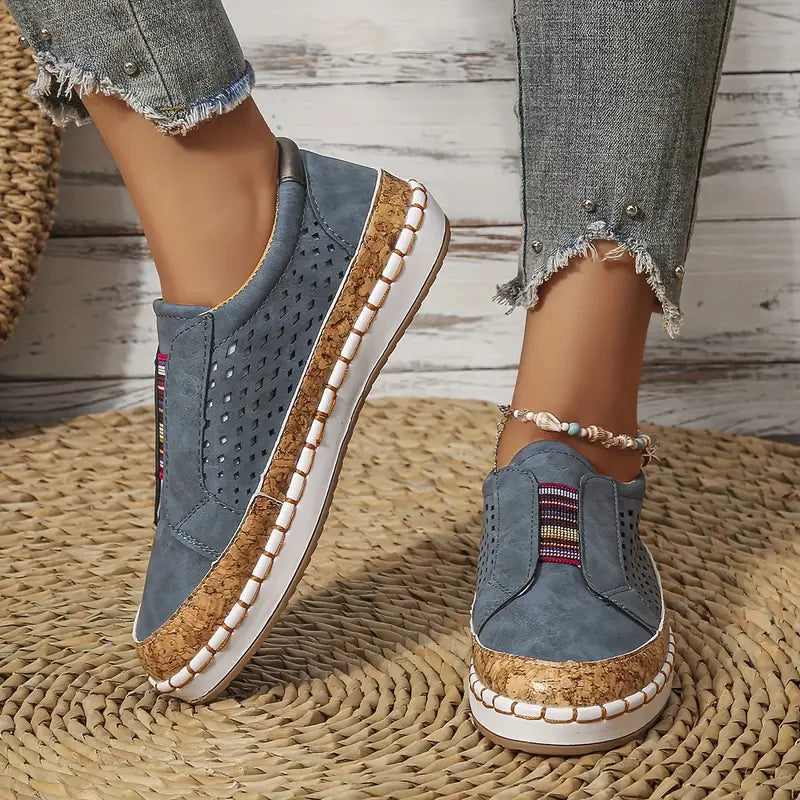 Airy Hollow Slip-On Sommerschuhe für Damen