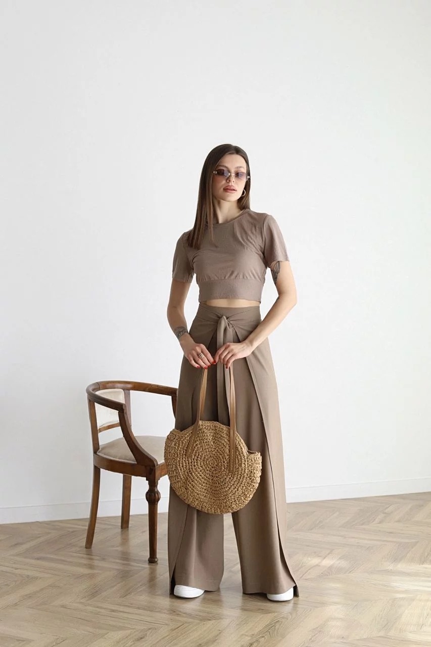 Lässige Leinenhose für Damen mit entspanntem Schnitt